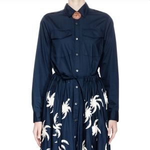 Dries Van Noten Deanna Long Sleeve Fireball Embroi